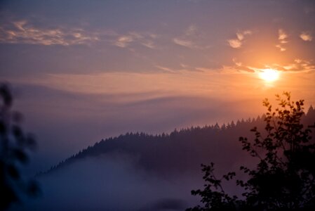 Mountains forrest germany photo