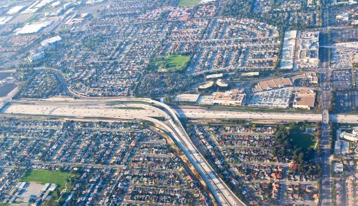 Intersection of Interstate 405 and California rte 73