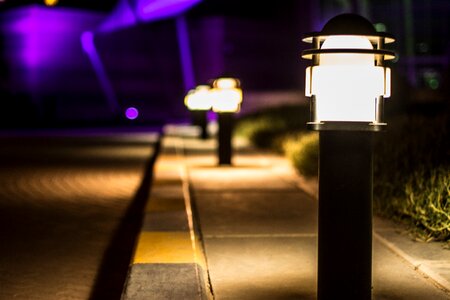Street light night photo