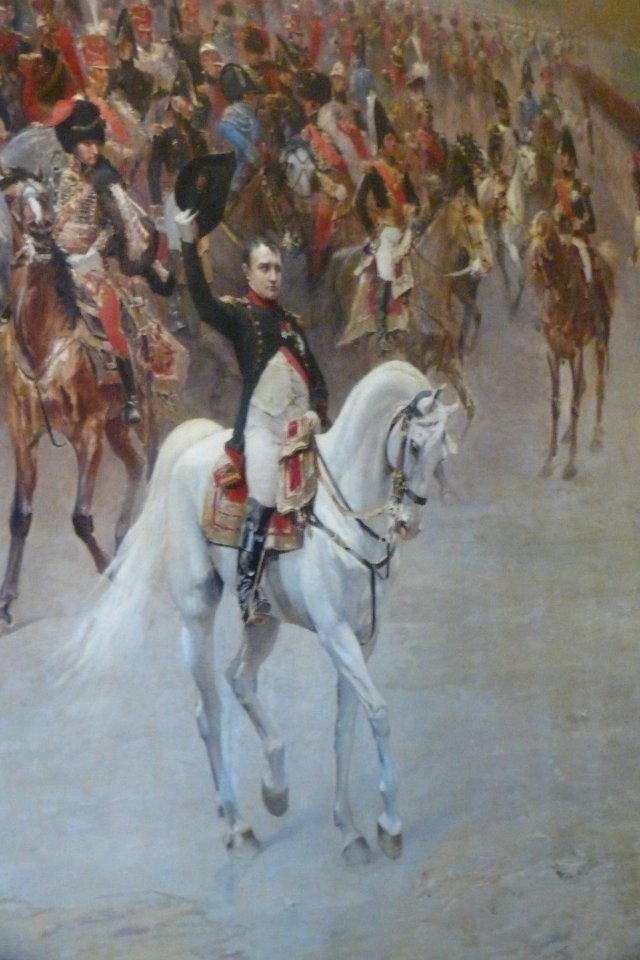 Intocht van Napoleon in Parijs (detail)