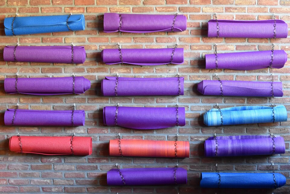 Yoga wall relaxation