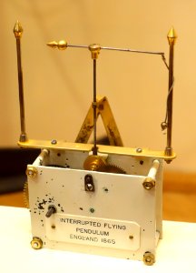 Interrupted Flying Pendulum Escapement Model, c. 1939, made by W. H. Samelius, Elgin Watch Maker's College - Museum of Science and Industry (Chicago) - DSC06621