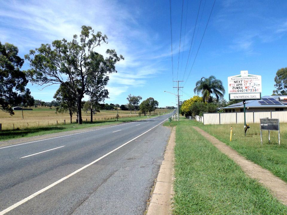 Ipswich Boonah Road at Peak Crossing