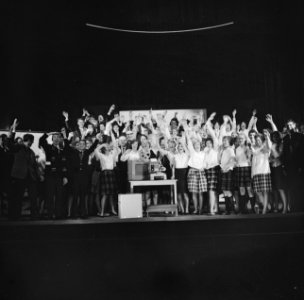 Interscholair muziekconcours Singerzaal gewonnen door Buitenveldert, Bestanddeelnr 913-6210