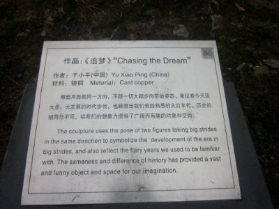 Introduction of Chasing the Dream by Yu Xiaoping