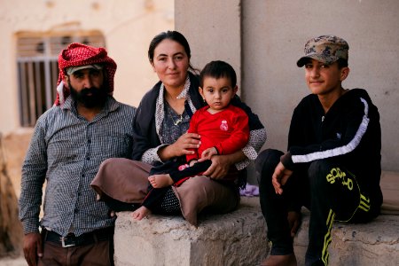 Interview with an Ezidi family in their village of Solagh in Sinjar District, after its decimation by the Islamic State 06