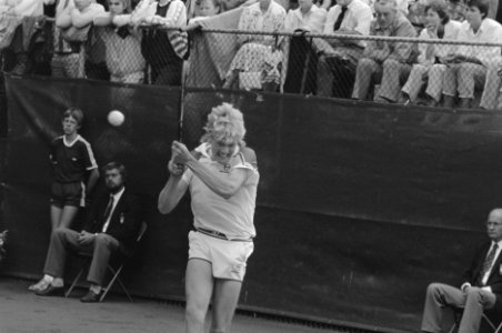 Internationaal tennis op het Melkhuisje in Hilversum, fin heren enkel, Carlsson , Bestanddeelnr 933-3862