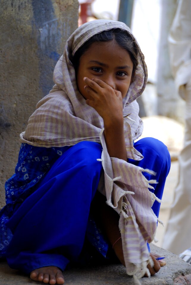 Asia girl smile