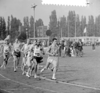 Internationale atletiek Amsterdam, 800 meter heren finale Jermail Sing , India, Bestanddeelnr 916-7732