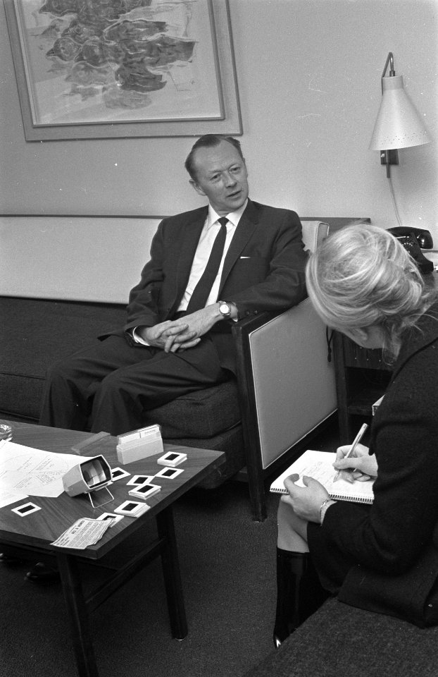 Interview Jhr. Bodaer , opdracht Telegraaf, Bestanddeelnr 921-9379