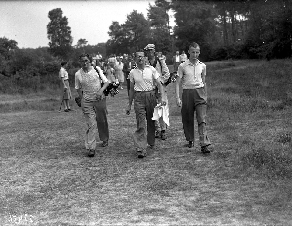 Internationale amateurkampioenschappen golf op de Einhovensche Golfclub. G. van , Bestanddeelnr 902-2456