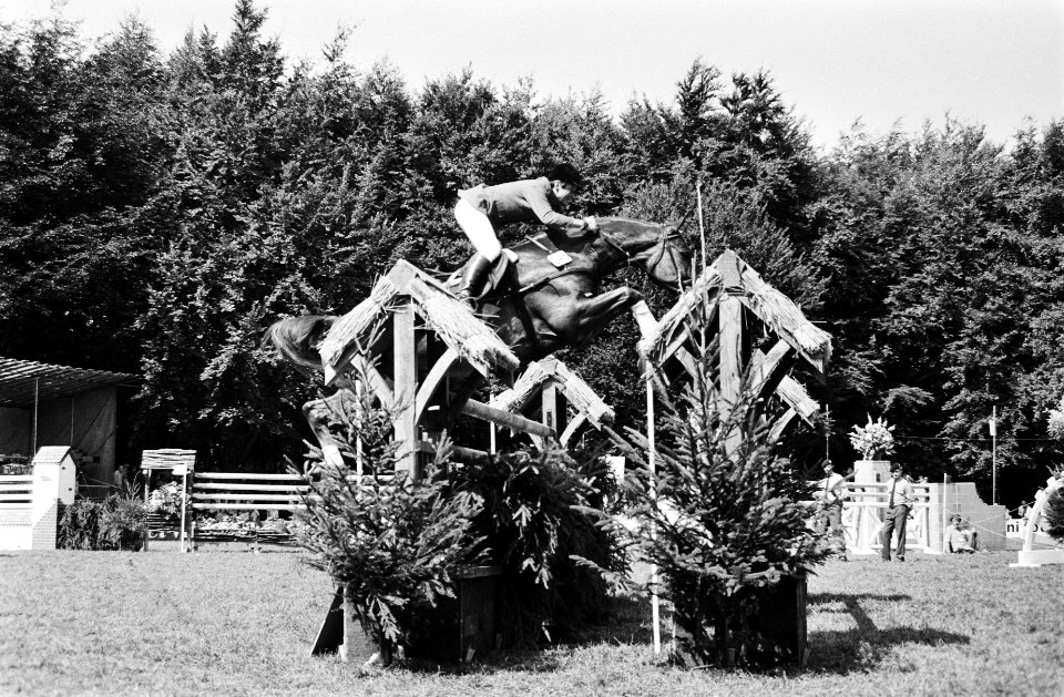 Internationaal springruiterfestival CHIO Rotterdam, Hugo Simon in aktie met Gladstone