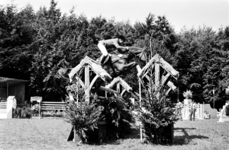 Internationaal springruiterfestival CHIO Rotterdam, Hugo Simon in aktie met Gladstone