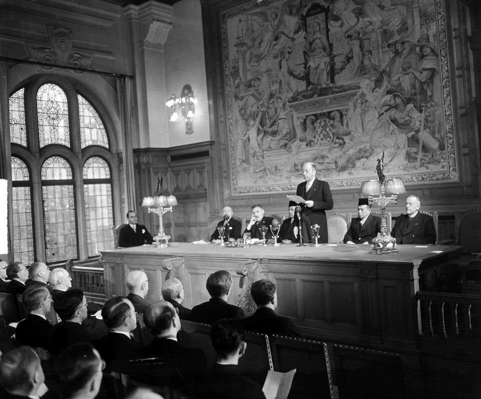 Installatie Unie Hof van Arbitrage (Vredespaleis), Bestanddeelnr 903-9734