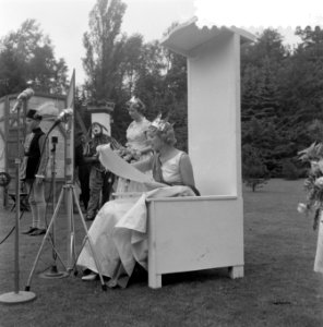 Intocht heidekoningin Marran de Koning te Ede, Bestanddeelnr 908-8738