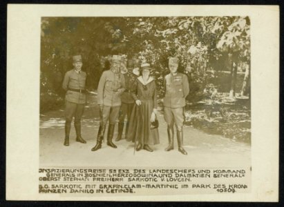 Inspizierungsreise Sr. Exz. des Landeschefs und Kommand. Generals in Bosnien, He, Bestanddeelnr 158-0783