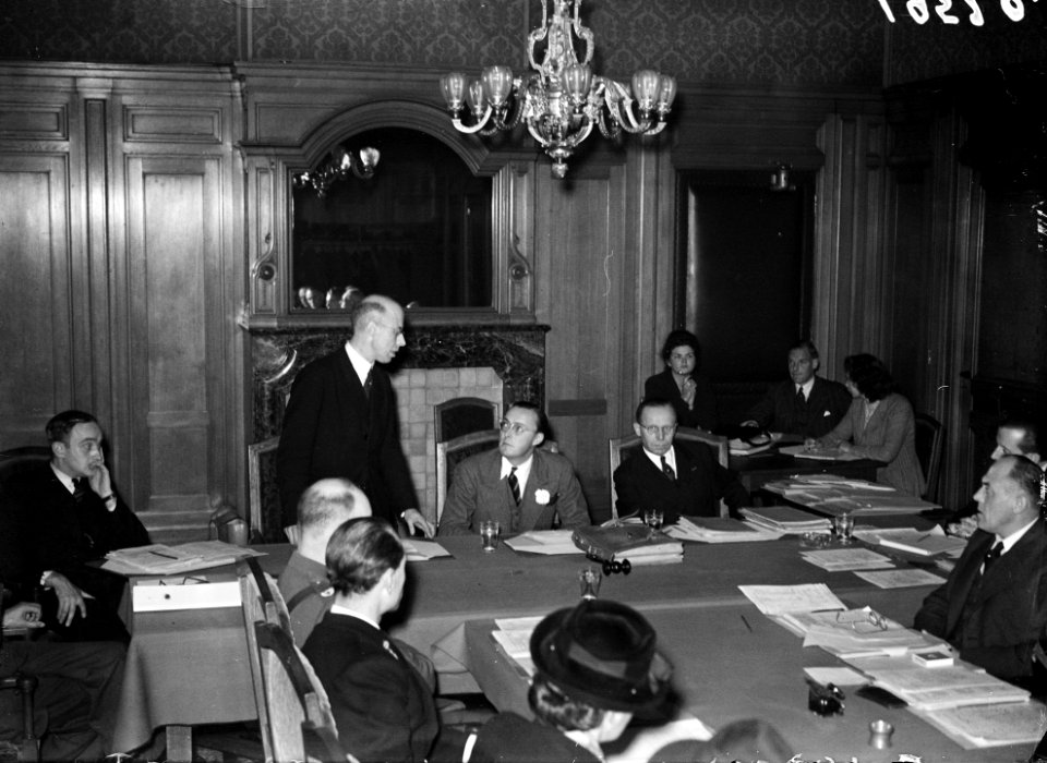 Installatie Prins Bernhard als voorzitter van de Nationale Inspanning Welzijnsve, Bestanddeelnr 901-9520