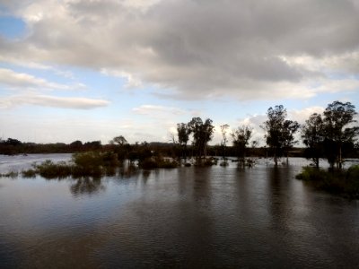 Inundación en el departamento de Treinta y Tres