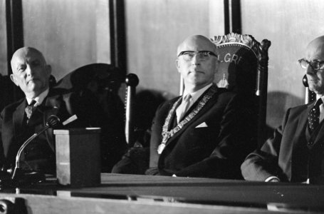 Installatie Dr. J. Samkalden als burgemeester Amsterdam Burgemeester Samkalden, Bestanddeelnr 920-6175