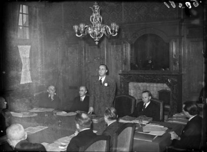 Installatie Prins Bernhard als voorzitter van de Nationale Inspanning Welzijnsve, Bestanddeelnr 901-9519