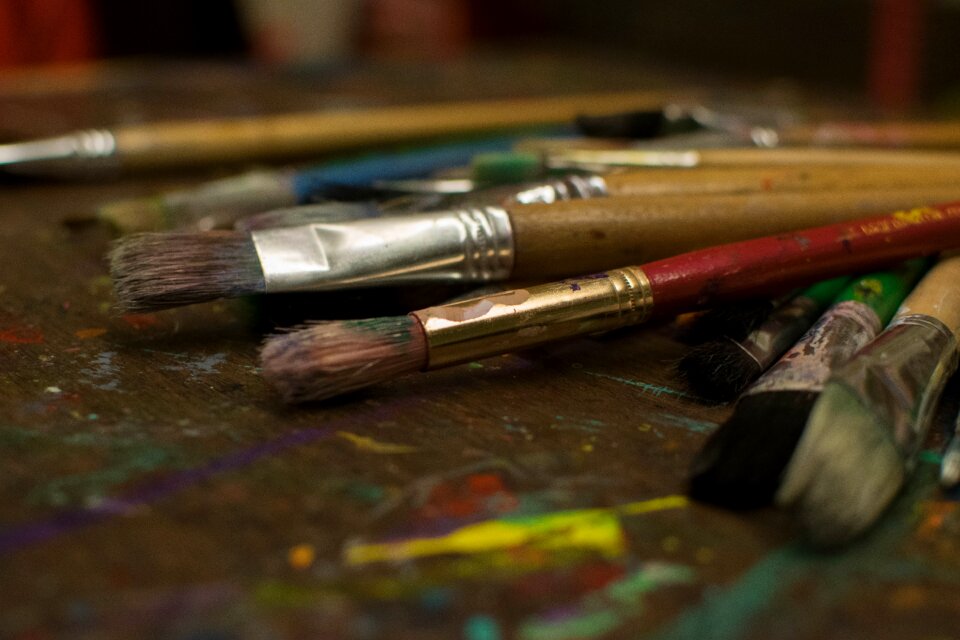 Colorful painter texture