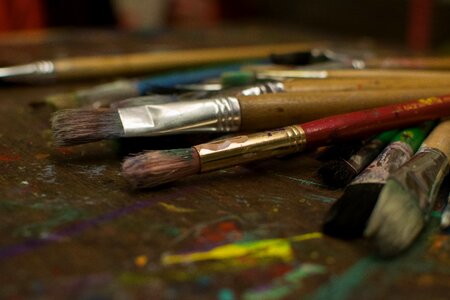 Colorful painter texture