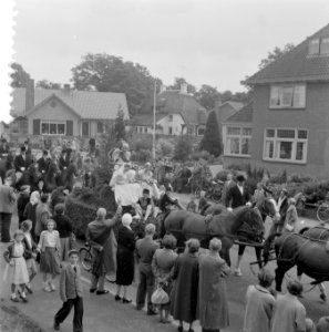 Intocht heidekoningin Marran de Koning te Ede, Bestanddeelnr 908-8732