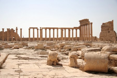 Inside the Temple of Bel, Palmyra