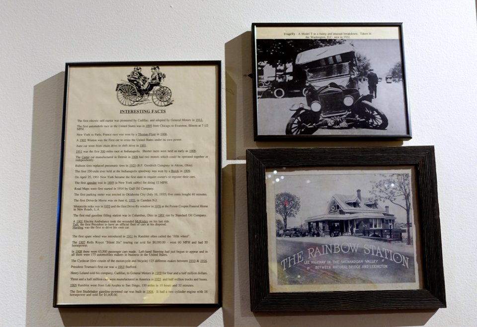 Interesting facts - Luray Caverns Car and Carriage Museum - Luray, Virginia - DSC01270