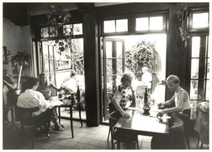 Interieur Alfonso's Mexicaans Café Cantina, Oude Groenmarkt 8. NL-HlmNHA 54031636