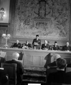 Installatie Unie Hof van Arbitrage (Vredespaleis), Bestanddeelnr 903-9732