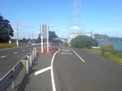 Interchange In Way Of Coastal Cycleway photo