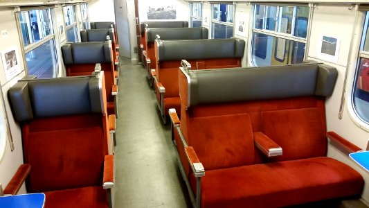 Interieur Mat '54 1e klasse grossraum