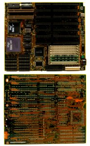 Intel i486DX2-66 Front-Back
