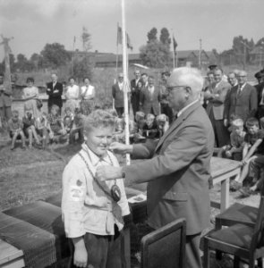 Installatie burgemeester van Jongensdorp door F. de Boer, Bestanddeelnr 911-4777