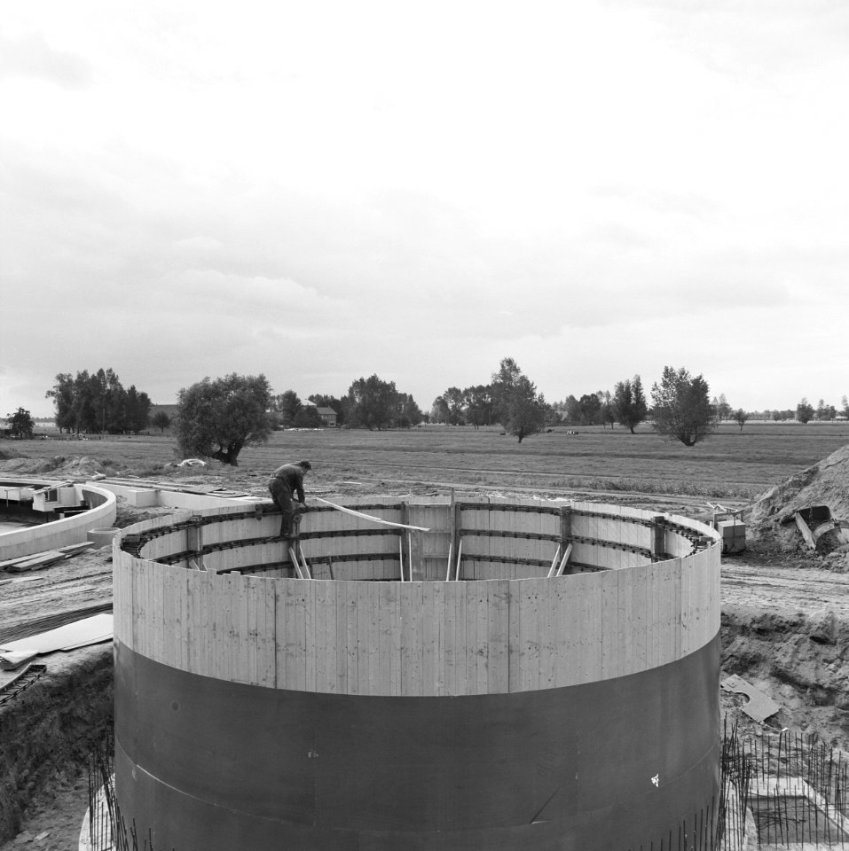 Installaties, rioolwaterzuivering, aanbouwen, Utrecht, Bestanddeelnr 167-1047
