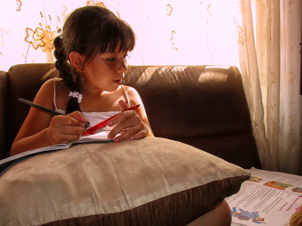 Child girl the children