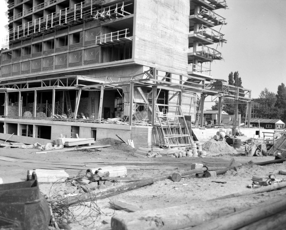 Instorting bouw Hilton Hotel, Bestanddeelnr 912-5127