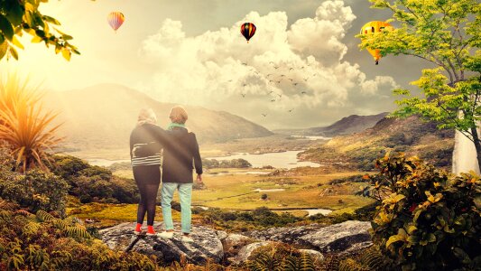 Digitalphotography nature balloon