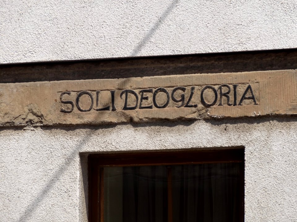 Inschrift an einem Haus in Auerstedt