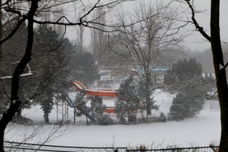 Insulaner Sommerbad with snow 2021-02-08 03