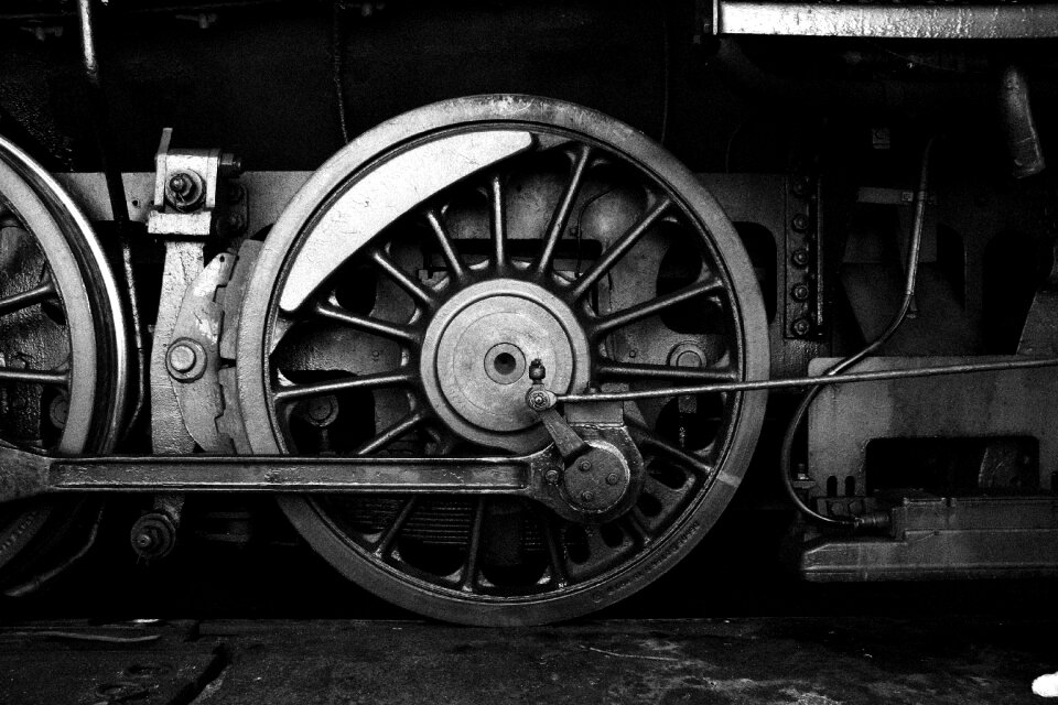 Locomotive rail train