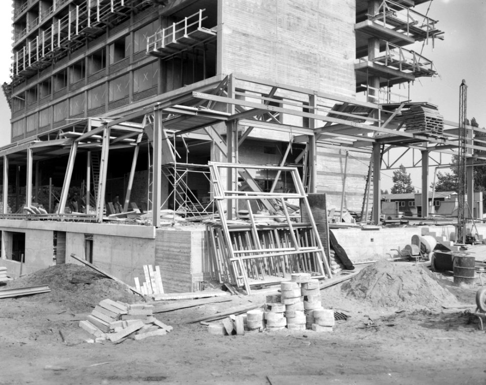 Instorting bouw Hilton Hotel, Bestanddeelnr 912-5126