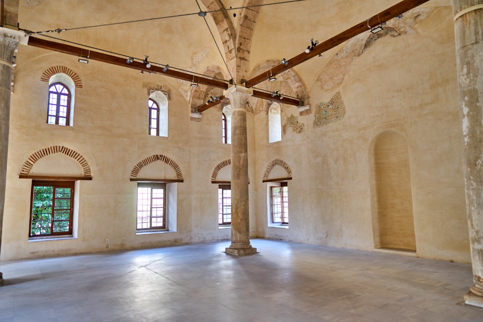 Inside the Fethiye Mosque in Athens on August 2, 2020