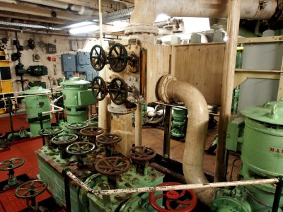 Inside SS Rotterdam, Valves