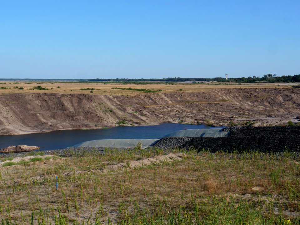 Intake structure of Cottbuser Ostsee in july 2019 08