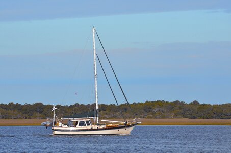 Boat sea travel photo