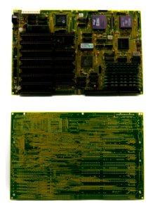 Intel i386-25 IV Motherboard Front-Back (1)