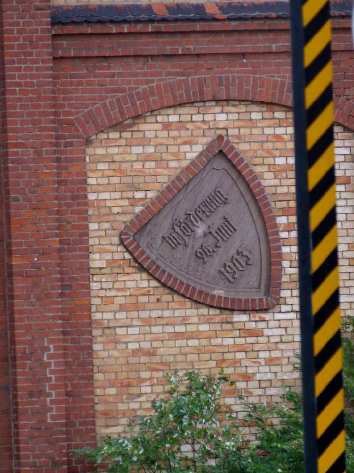 Inschrift Kalischacht Bleicherode, Thüringen 1