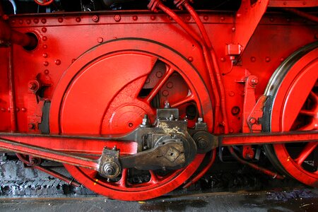 Locomotive rail train